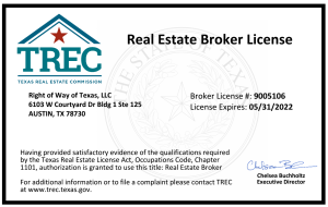ROW Real Estate Broker License